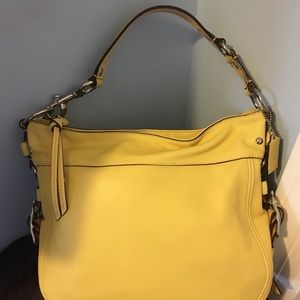 Purse in buttery yellow